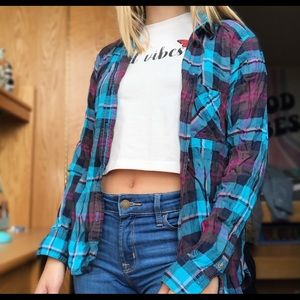 American Eagle Plaid Shirt